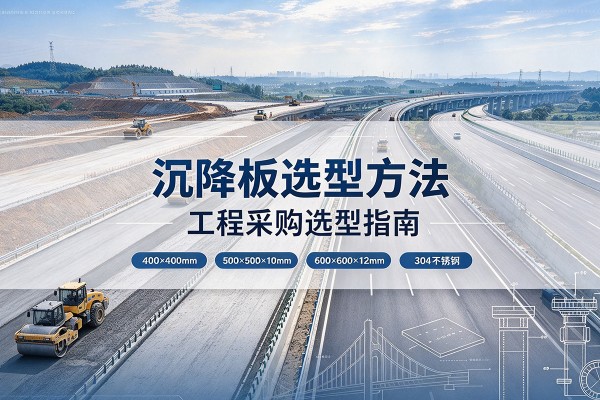 兴城沉降板选择方法
