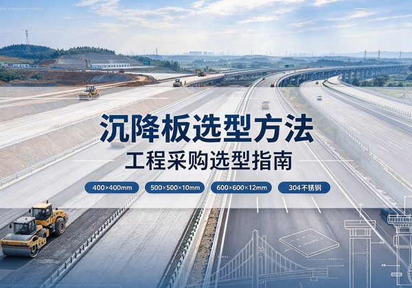 兴城沉降板选择方法